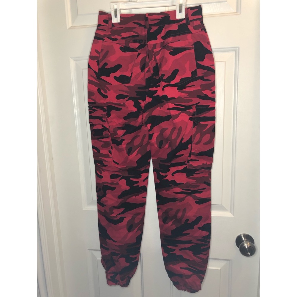Hera Collection Red and Black Camo Pants